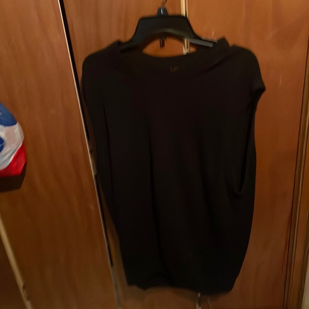 Black sweater vest